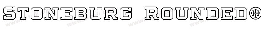Stoneburg Rounded字体转换